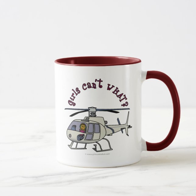 Caneca Piloto Helicóptero escuro (Direita)