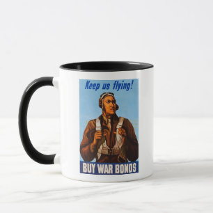 Caneca Pilotos de Caça Afro-Americanos da 2ª Guerra Mundi