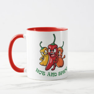Caneca Pimentões picantes a quente