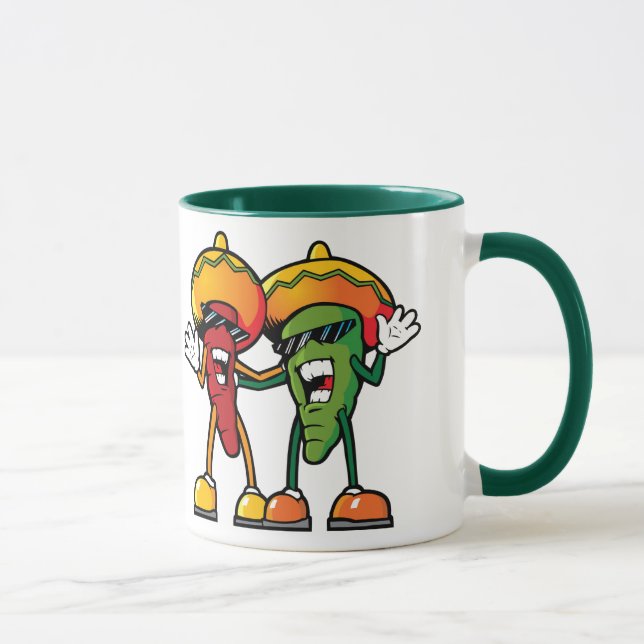 Caneca Pimentos quentes de animação (Direita)