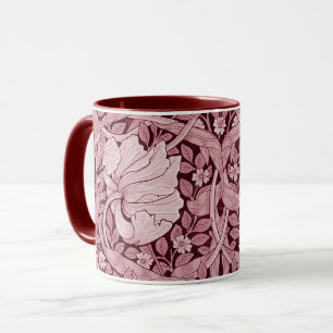 Caneca Pimpernel Maroon, William Morris