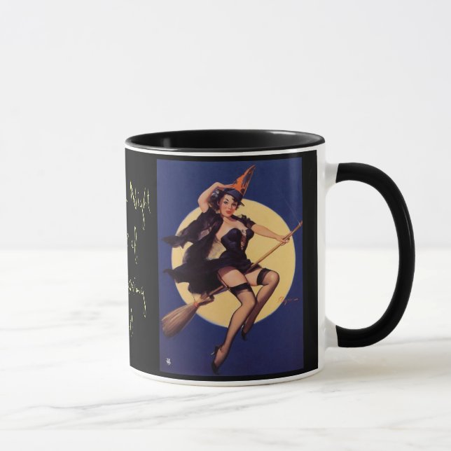 Caneca Pin-up de Holloween, Circa, 1920 (Direita)