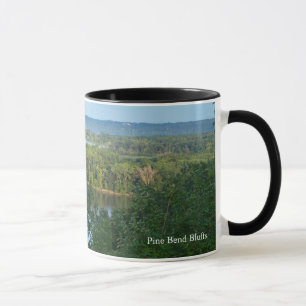 Caneca Pine Bend Bluff Sobre o Rio Mississippi