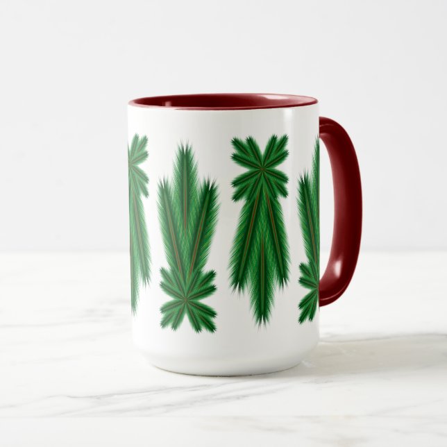 Caneca Pine Comet 15oz. Mug - Maroon (Frente Esquerda)