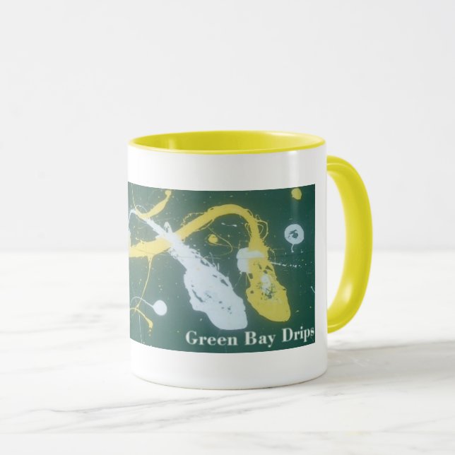 Caneca pingos de green bay (Frente Esquerda)