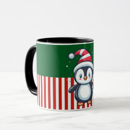 Caneca Pinguim com Cana de Açúcar