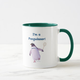 Caneca Pinguim do Badminton