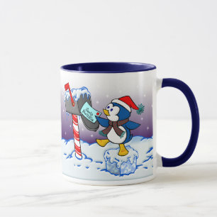 Caneca Pinguim do Natal