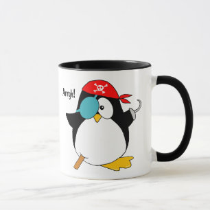 Caneca Pinguim do pirata