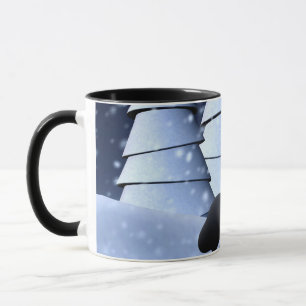 Caneca Pinguim Marinheiro Engraçado Dançando