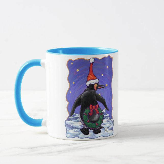 Caneca Pinguim Natal (Esquerda)