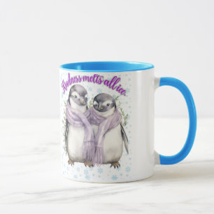 Caneca Pinguim Padre e Filho Mug "Bondade+Derrete+Tudo+I