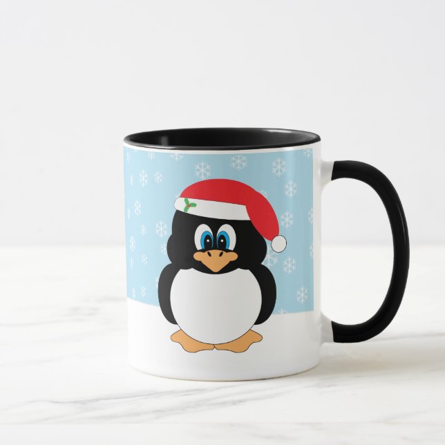 Caneca Pinguim Pinguim Canino de Natal (Direita)