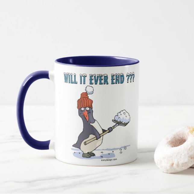Caneca Pinguim Snowbound (Com Donut)
