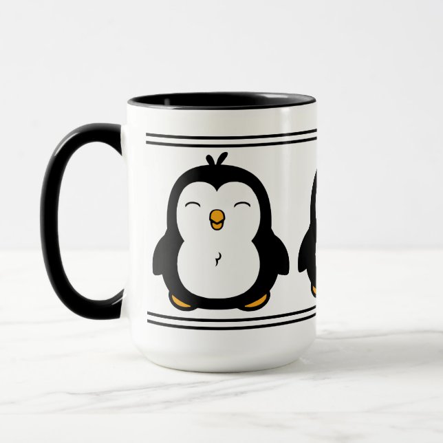 Caneca Pinguins bonitos (Esquerda)