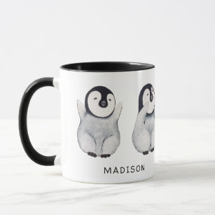 Caneca Pinguins - Mug de Cute Personalizado