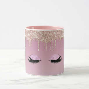 Caneca Pink Glitter Drivers Coffee Mug - Sparkle e Style