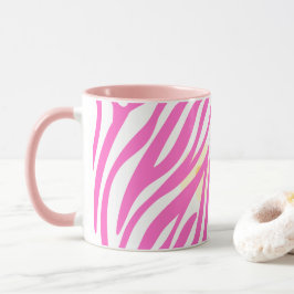 Caneca Pink Painting Pattern Modern Art Design