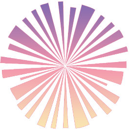 Caneca Pink Purple Shine Minimalist Mug | Glow Art