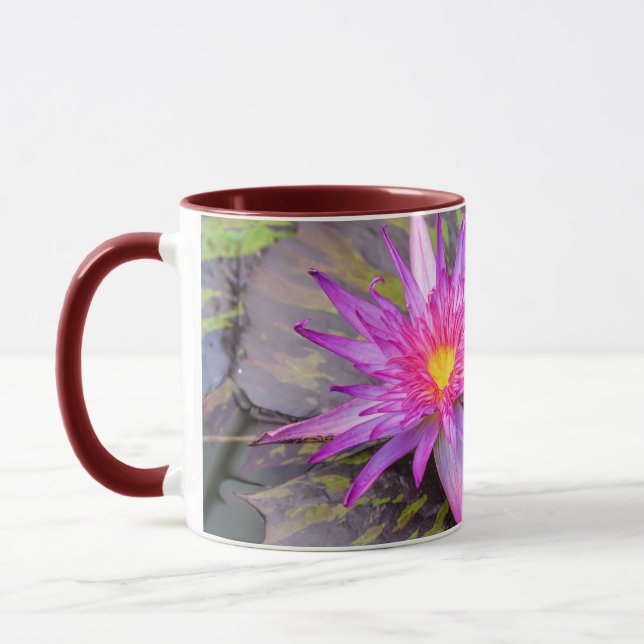 Caneca Pink Water Lily Flower (Esquerda)