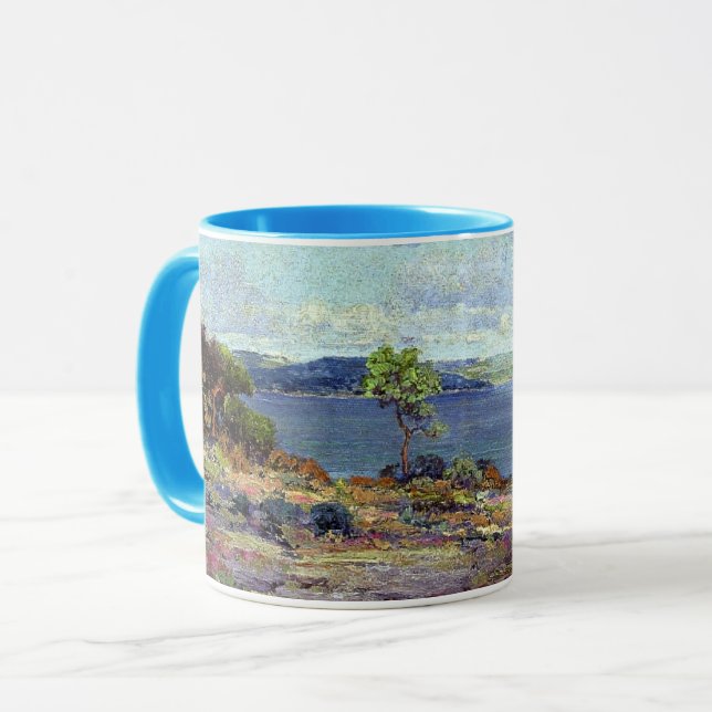 Caneca Pinks de montanha em Bloom, (Frente Esquerda)