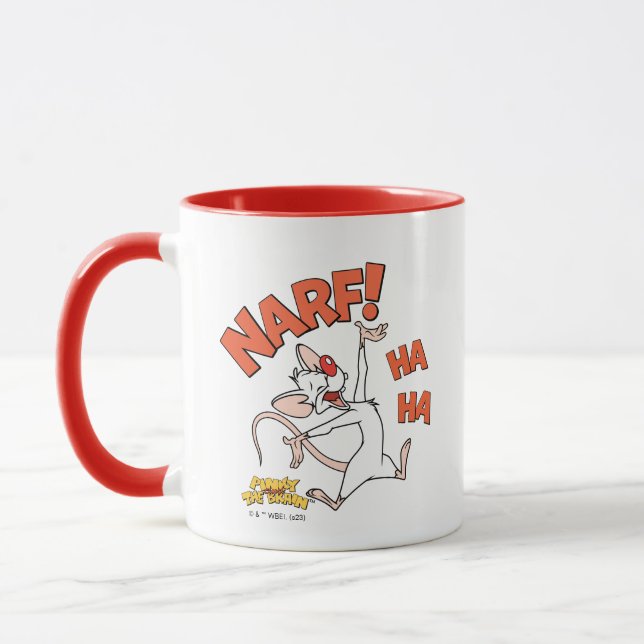 Caneca Pinky e o Cérebro | Pinky "Narf!" (Esquerda)