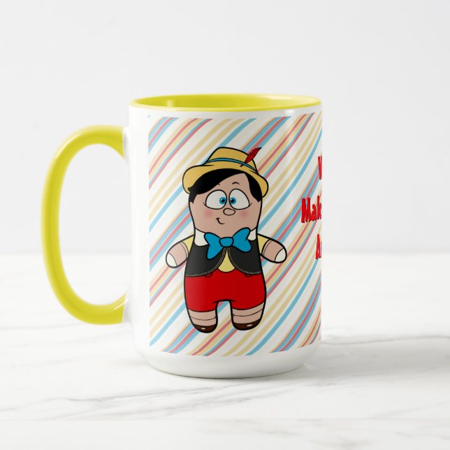 Caneca Pinocchio Amarelo (Esquerda)