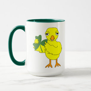 Caneca Pintinho de Shamrock irlandês