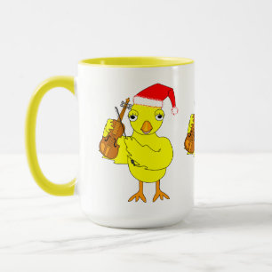 Caneca Pintinho de violação do Boné papai noel