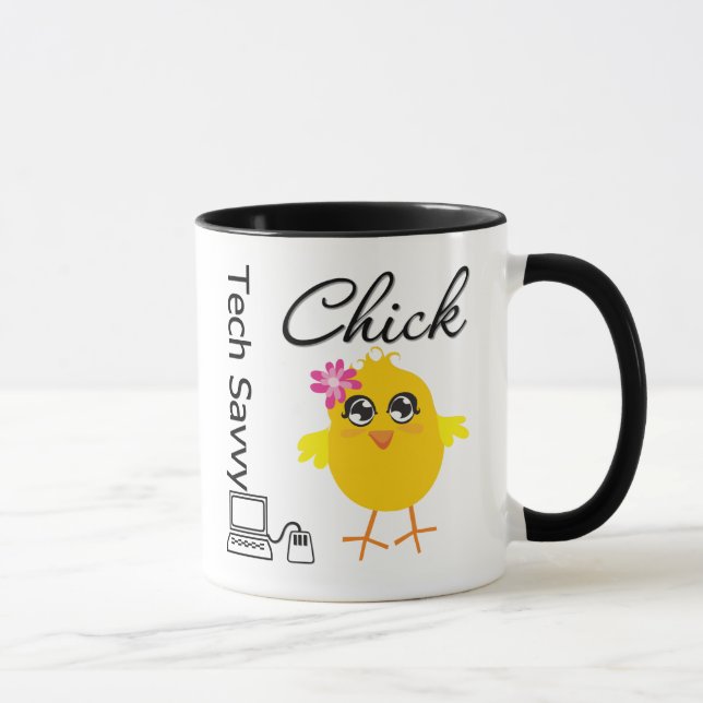 Caneca Pintinho esclarecido da tecnologia (Direita)