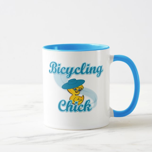 Caneca Pintinho nº 3 do andando de bicicleta (Direita)