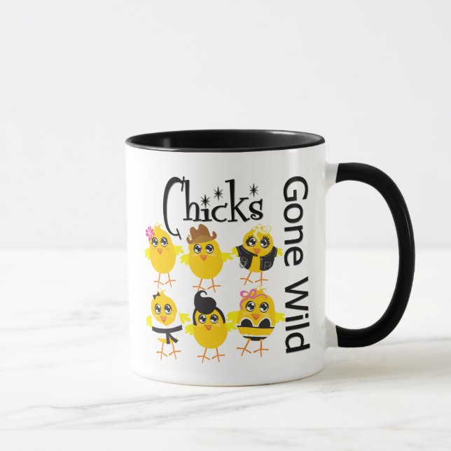 Caneca Pintinhos idos selvagens (Direita)