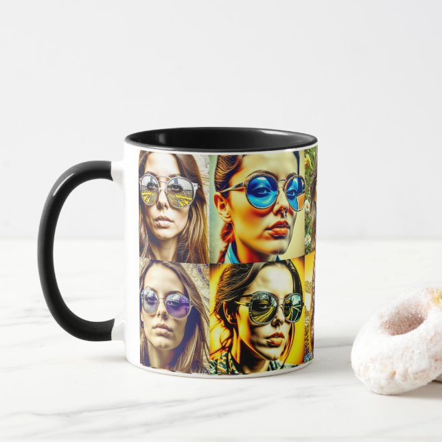 Caneca Pintinhos legal na Arte AI (Com Donut)