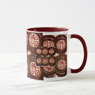 Caneca "Pintura 1301 do divertimento de JUSTINE" na