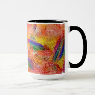 Caneca Pintura de abstrato Infinito por pôr do sol nº 2
