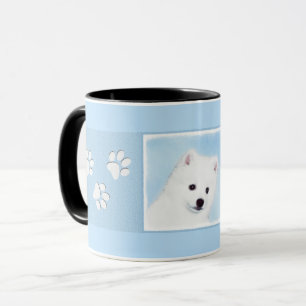 Caneca Pintura de Cão no Esquimó Americano - Arte de C