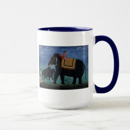 Caneca Pintura de Elefante