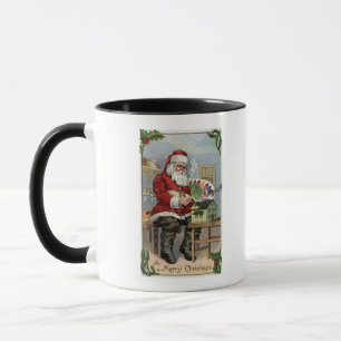 Caneca Pintura de GreetingSanta do Natal