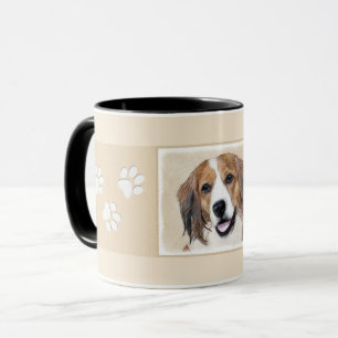Caneca Pintura De Nederlandse Kooikerhondje - Arte De Cã