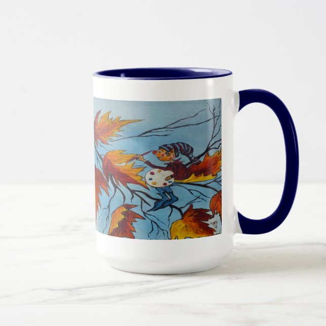 Caneca Pintura de Pixie de Canhão Ann Hayes (Direita)