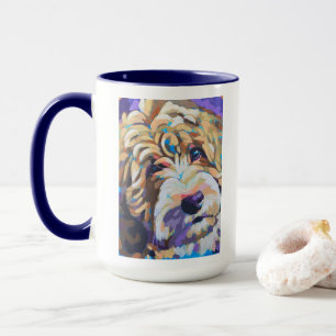 Caneca Pintura de Retrato de Animal de Estimação Personal