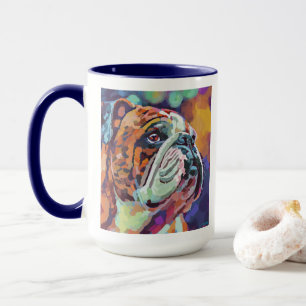 Caneca Pintura de Retrato de Cachorro Personalizado - Ani
