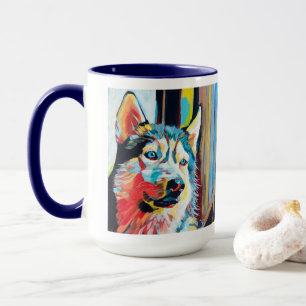 Caneca Pintura de Retrato de Cachorro Personalizado - Ani