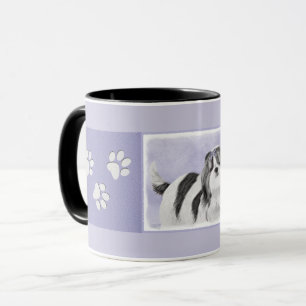 Caneca Pintura de Shih Tzu - Arte Original de Cachorro Fo