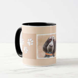 Caneca Pintura de Spinone Italiano - Arte de Cachorro Ori