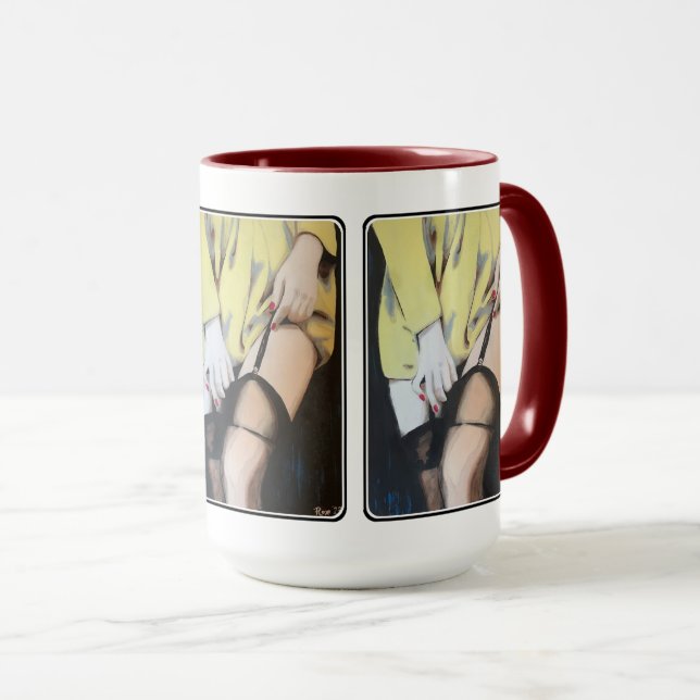 Caneca Pintura de uma tarde (Frente Esquerda)