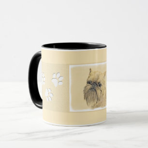 Caneca Pintura em Bruxelas Griffon - Arte Cachorra Origin