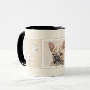 Caneca Pintura em Bulldog Francês (Sable) - Pintura Origi