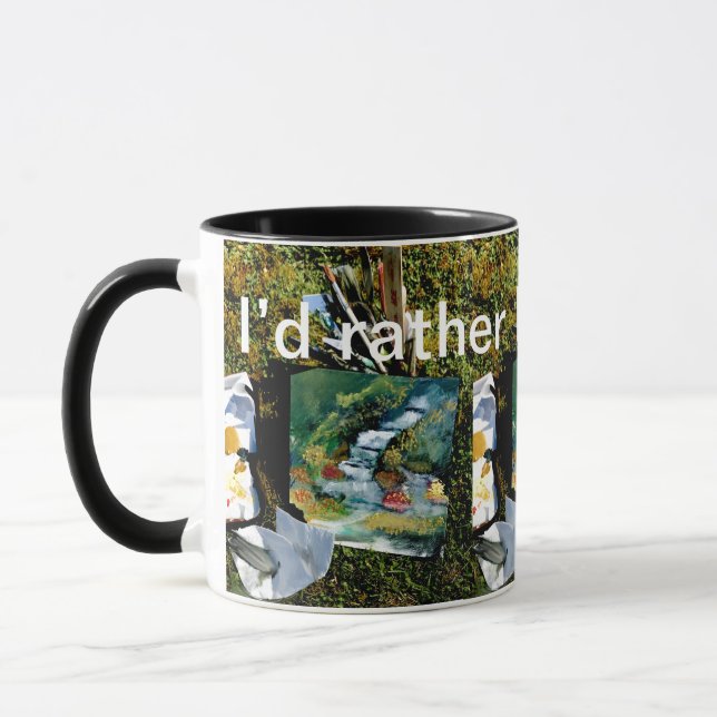 Caneca Pintura em cascata do quintal (Esquerda)