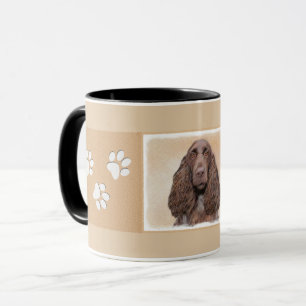 Caneca Pintura em espanhol de campo - Arte de cachorro or